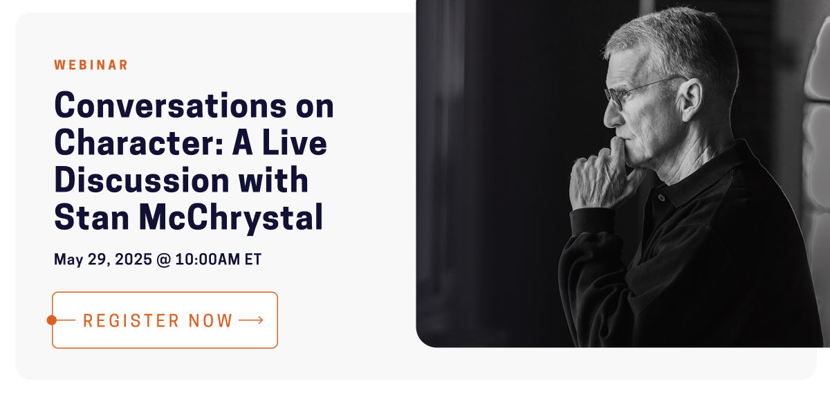 Conversations on Character: A Live Discussion with Stan McChrystal