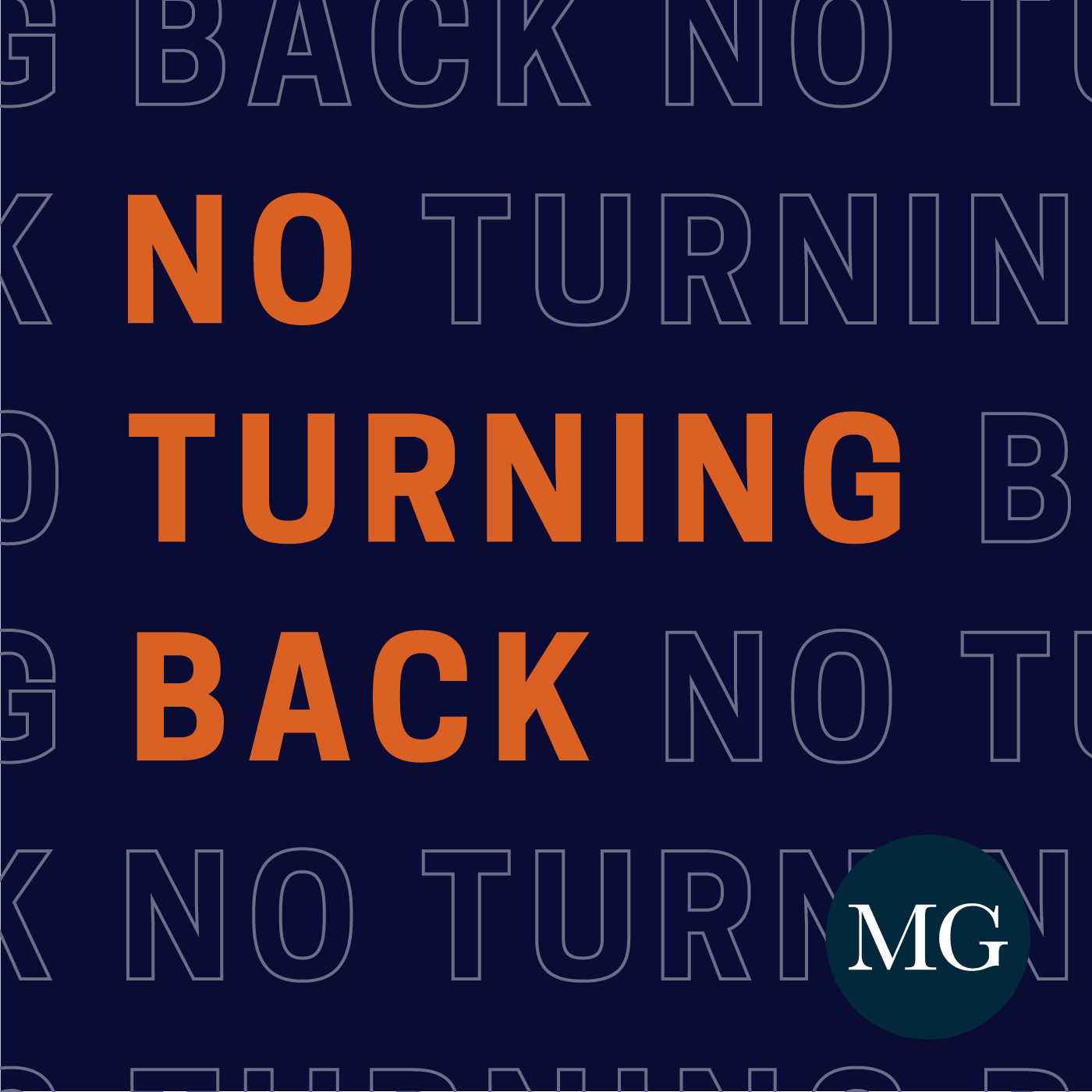 No Turning Back logo for Bracken Darrell.