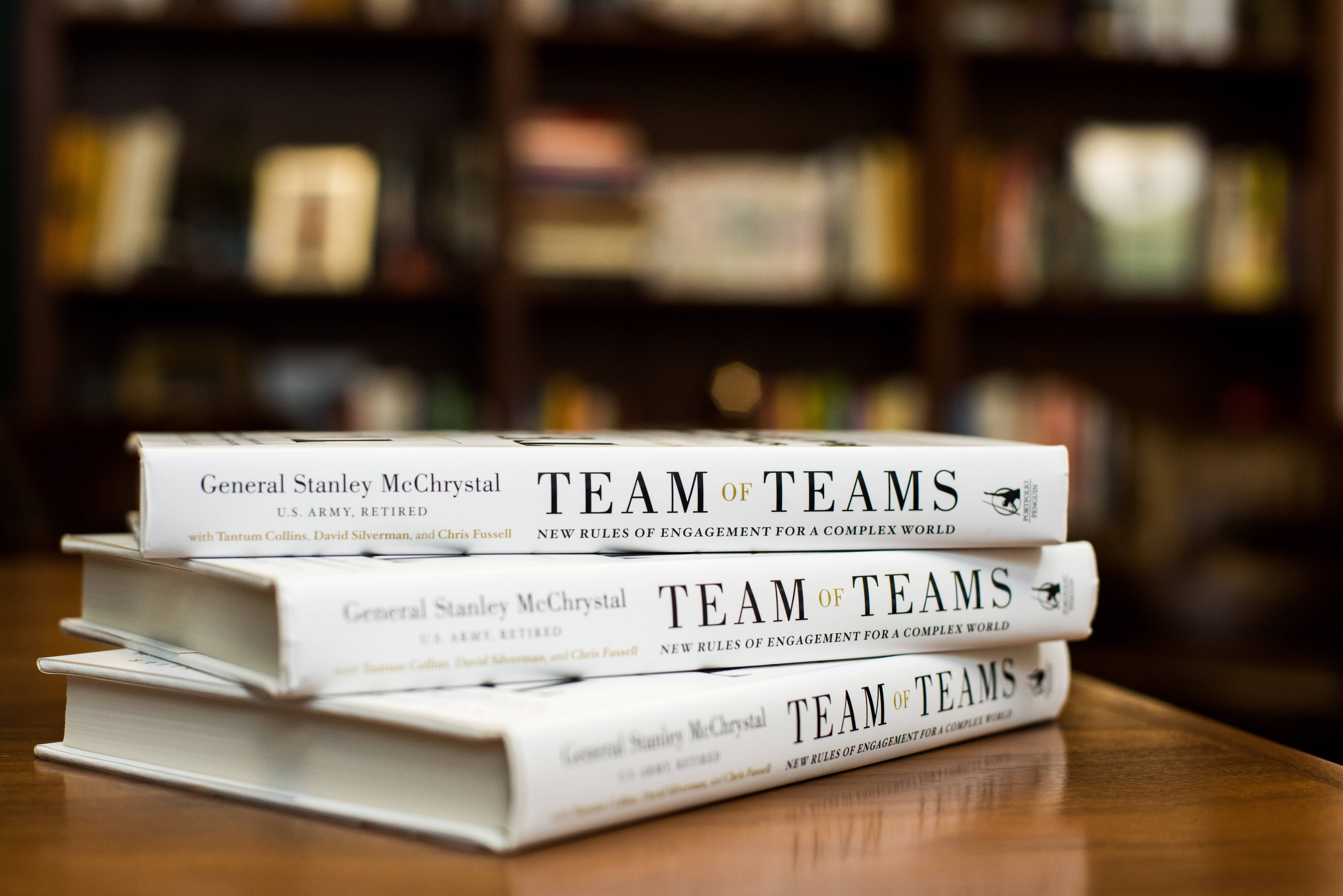 Team of Teams Books - Sideview 2