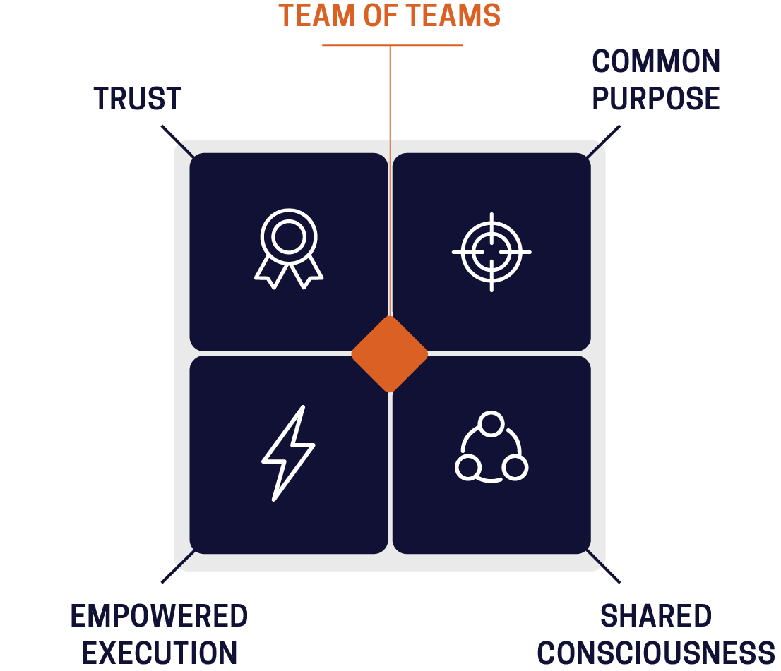 Shared values of Teams of Teams