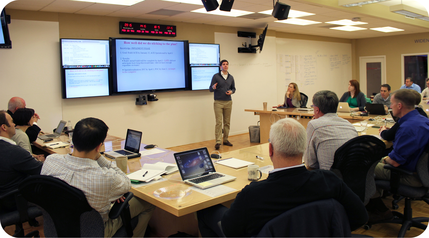 Will Smith leading a conversation in 2012